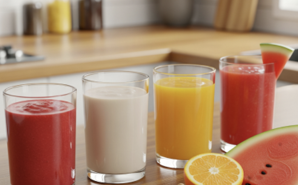 Fresh juices and smoothies